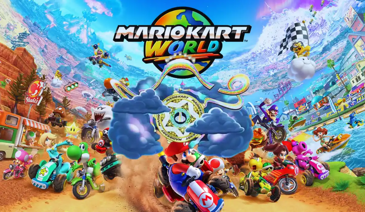 Rainbow Road in Mario Kart World